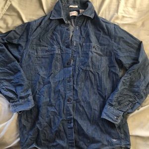 Jean dress shirt